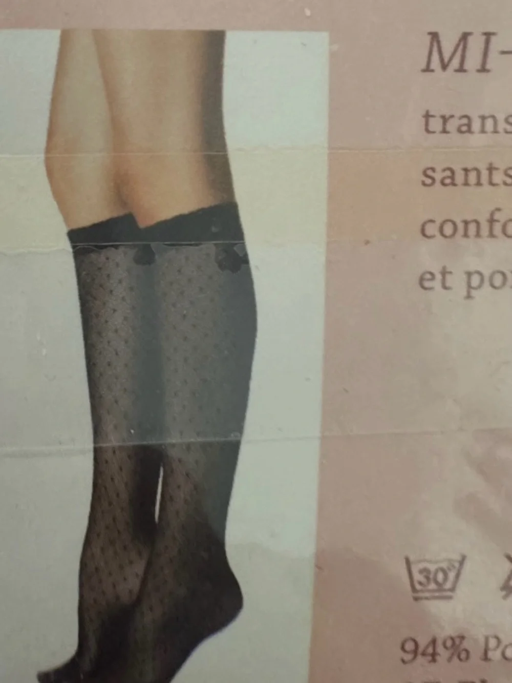 Fogal Pois Polkadot Knee-High Socks - Black
